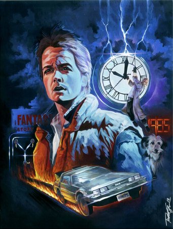 Назад в будущее 1985 Постер