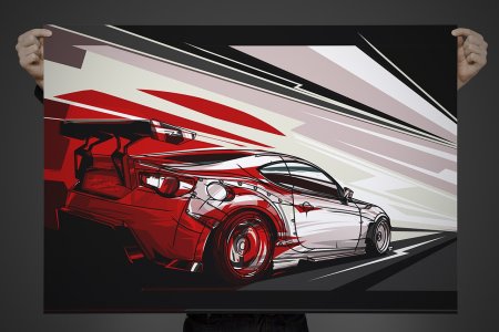 Плакаты с машинами