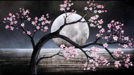 Дерево в японской живописи