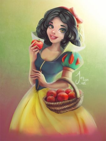 Белоснежка Дисней арт