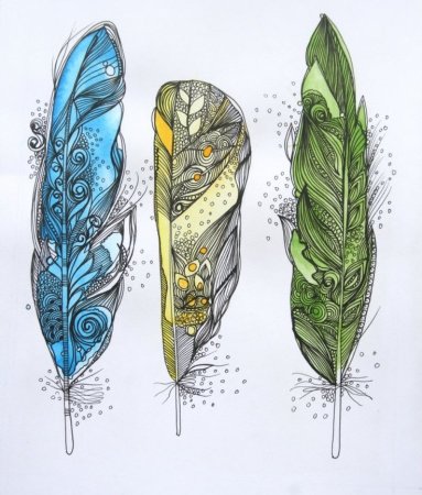 Необычные перья