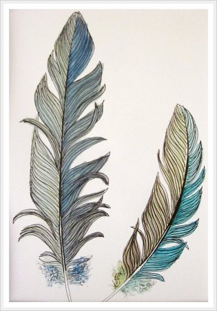 Акварельные перья