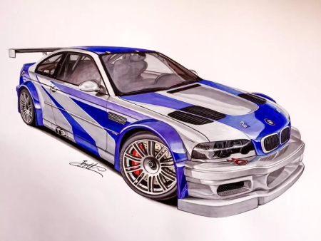 BMW m3 GTR гоночная версия