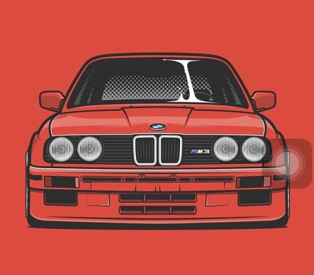 BMW e34 вектор