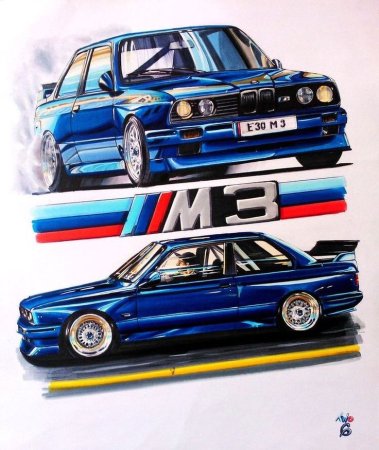 BMW e30 арт