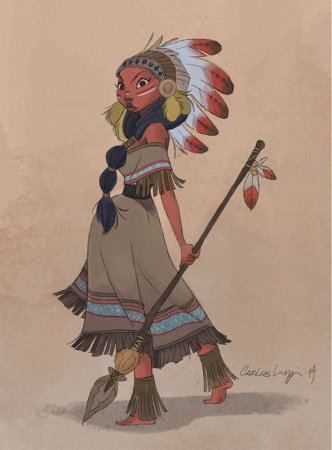 Художник Майкл Хейг индейцы