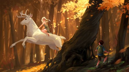 Олень фэнтези