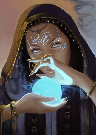 Волшебник колдует