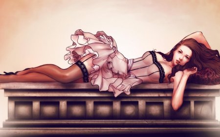 Иллюстрации в стиле секси