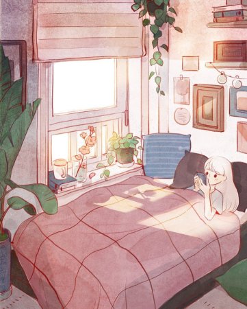 Уютные милые иллюстрации