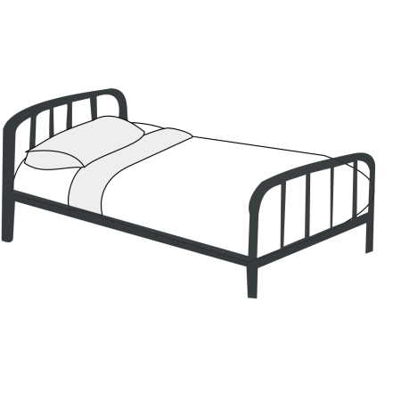 Кровать вектор