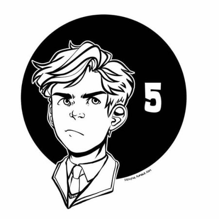 Раскраска Академия Амбрелла пятый