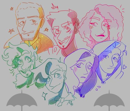 Академия Амбрелла пятый скетч