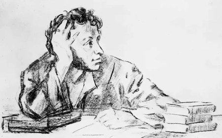 Александр Сергеевич Пушкин рисунок