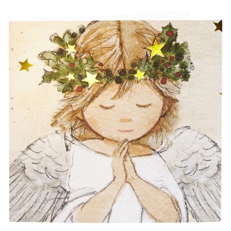 Ангелочек акварельный