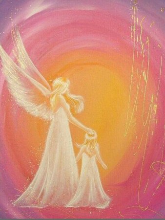 Ангел пастелью