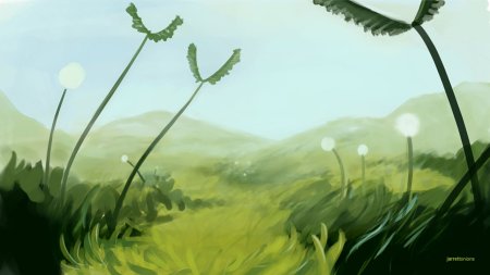 Высокая трава рисунок