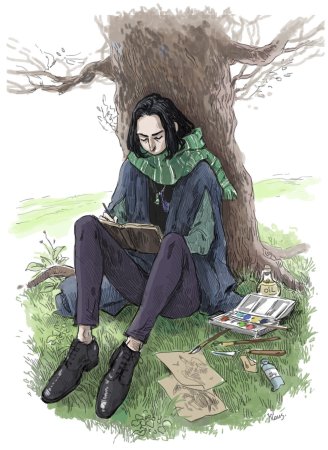 Северус Снейп в молодости арт