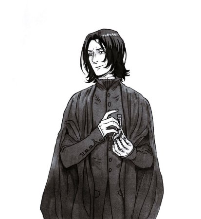 Северус Снегг в молодости арт