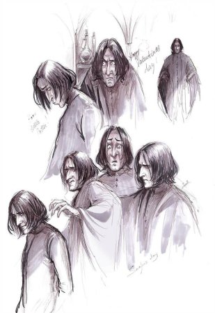 Северус Снейп Наброски Роулинг