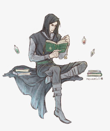 Северус Снейп в молодости арт