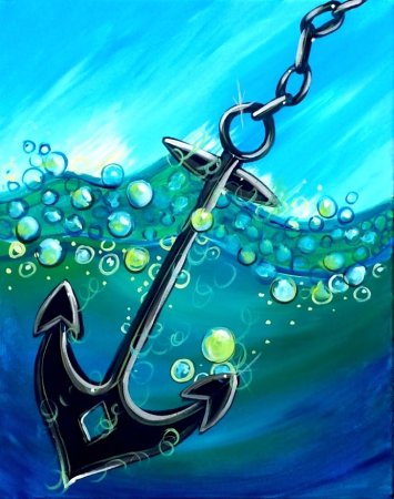 Якорь в воде