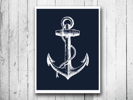 Якорь живопись