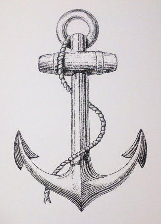 Тату якорь эскизы для мужчин