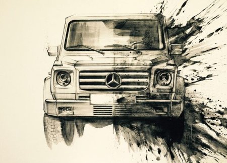 Мерседес Гелендваген арт