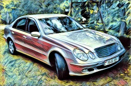 Mercedes-Benz w211 рисунок