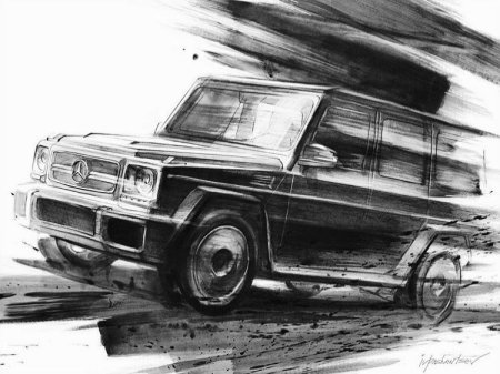 Мерседес Гелендваген арт