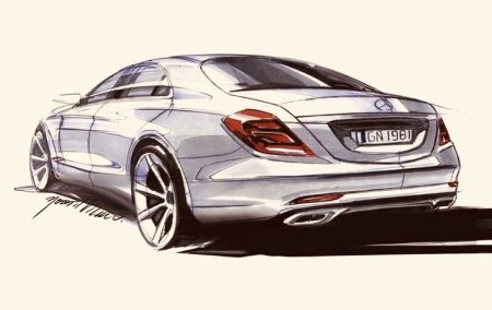 Мерседес Бенц скетч