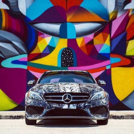 Мерседес цветной