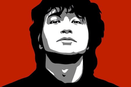 Виктор Цой портрет вектор