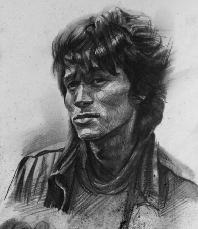 Виктор Цой скетч