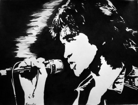 Виктор Цой портрет вектор