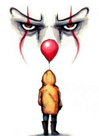 Рисунки страшные лёгкие