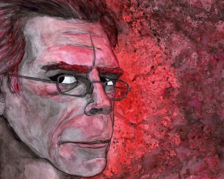 Стивен Кинг портрет арт