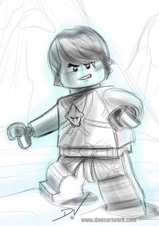 Лего Ниндзяго Коул арт