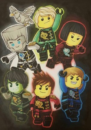 Ниндзяго Коул ,Джей, Кай , Зейн и Ллойд