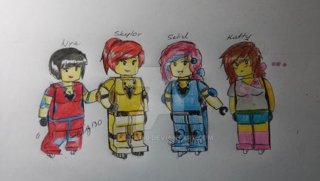 Ниндзяго Скайлер и Ллойд