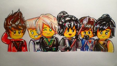 Лего Ниндзяго фильм Джей арты