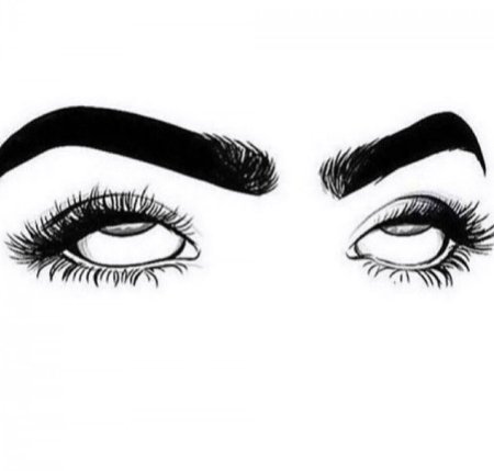 Эскиз бровей