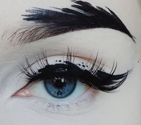 Ресницы брови арт