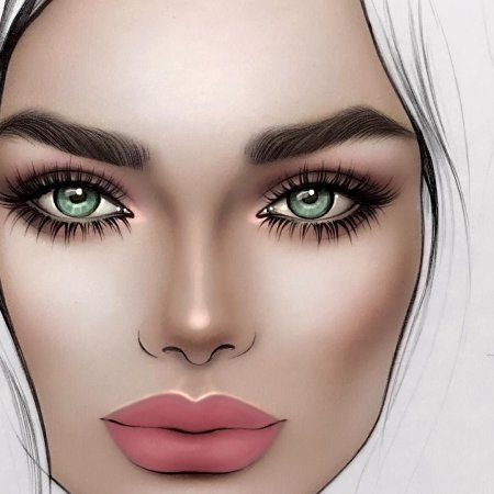 Брови рисунок