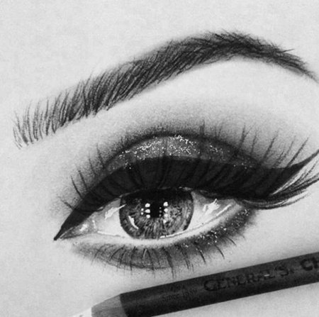 Рисуем брови