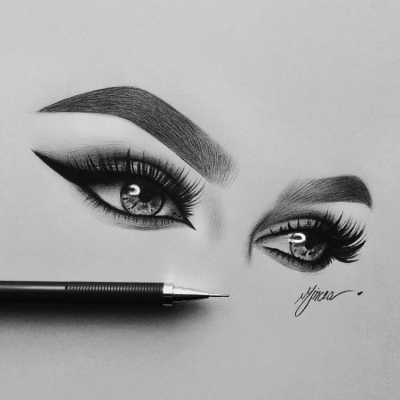 Эскиз бровей