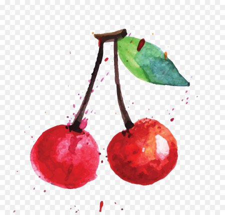 Стилизованная вишня