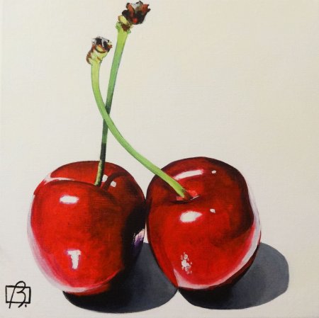 Вишня живопись