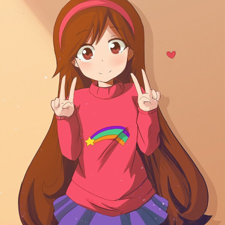 Гравити Фолз Мейбл аниме